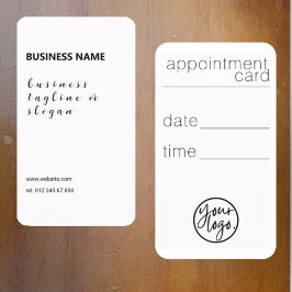KLASSISKT ENKELT UTNÄMNINGSKORT FÖR AFFÄRSVERKSAMH VISITKORT