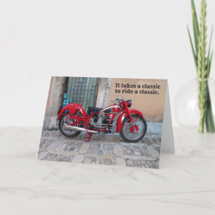 Klassiskt Euro Moto Guzzi-kort för motorcyklar Kort