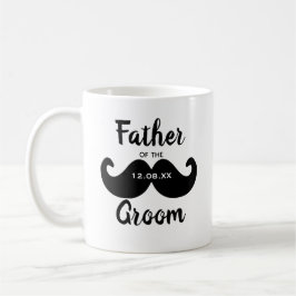 Klassiskt Far i Groom Mustache Kaffemugg