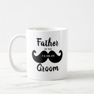 Klassiskt Far i Groom Mustache Kaffemugg