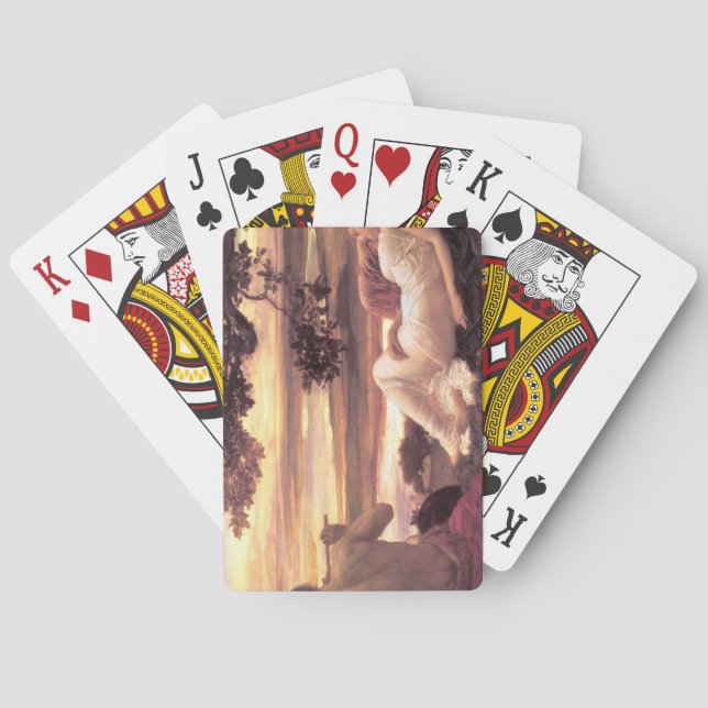 Klassiskt färgämne (av Frederic Leighton) Casinokort (Baksidan)