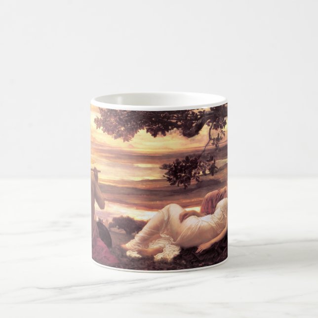 Klassiskt färgämne (av Frederic Leighton) Kaffemugg (Center)