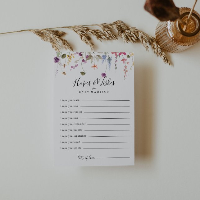 Klassiskt färgat babyvisningshopp och Önskemål-kor Vykort (Skapare uppladdad)