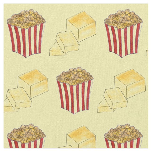 Klassiskt filépairing-filmteater Popcorn-smör Tyg (Närbild)