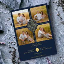 Klassiskt filigree med blommor, Guld 4, foto