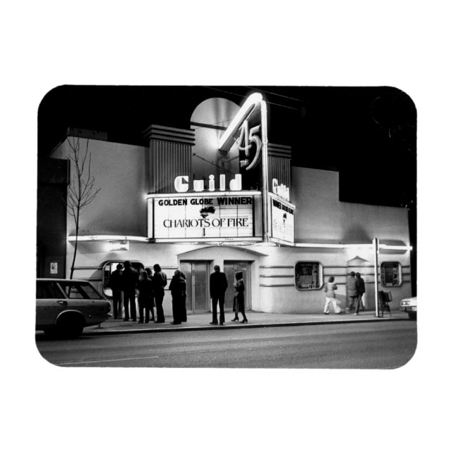 Klassiskt filmteater, flexibel magnet (Horisontell)