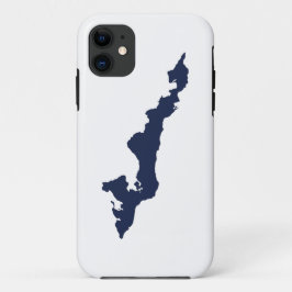 Klassiskt Fishers Island Logotypfodral