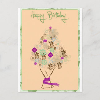 Klassiskt födelsedagskort vykort