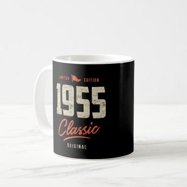 Klassiskt födelsedagspresent 1955 kaffemugg (Framsida vänster)