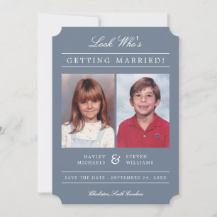 Klassiskt formaterad Kid Photos Old school Dusty Spara Datumet