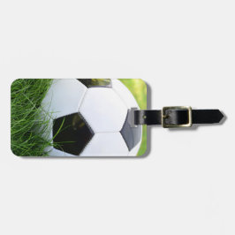 Klassiskt fotbolls-buss bagagebricka