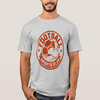 Klassiskt fotbollslag logotyp t shirt