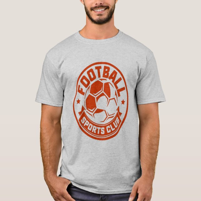 Klassiskt fotbollslag logotyp t shirt (Framsida)