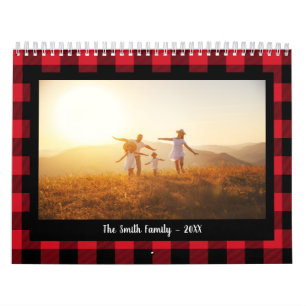 Klassiskt foto av Buffalo Play-familjen Kalender