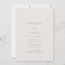 Klassiskt foto Bröllop med modern minimalistisk El