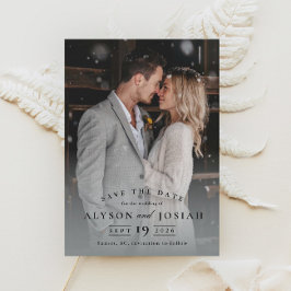 Klassiskt foto Bröllop Spara Datumet