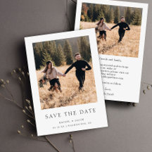 Klassiskt foto Spara datum