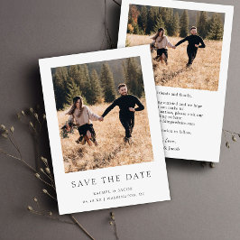 Klassiskt foto Spara datum Spara Datumet