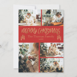 Klassiskt fotojulkort julkort