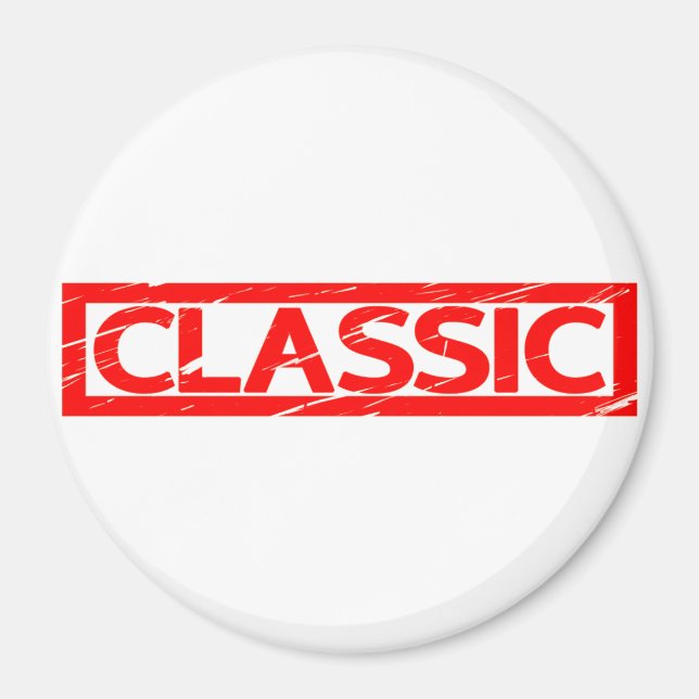 Klassiskt Frimärke Magnet (Framsidan)