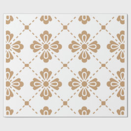 "Klassiskt galler" Elegant blommönster presentpapp Presentpapper