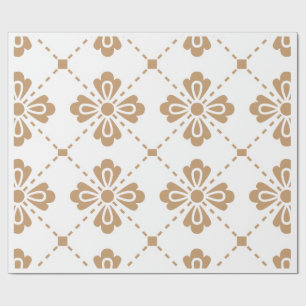 "Klassiskt galler" Elegant blommönster presentpapp Presentpapper