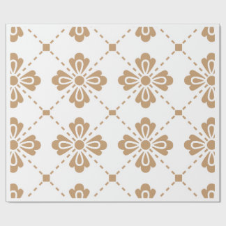 "Klassiskt galler" Elegant blommönster presentpapp Presentpapper