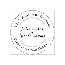 Klassiskt geometriskt Mandala Mönster Bröllop Stämpel