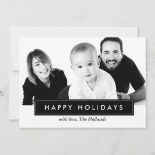 Klassiskt Glad helg-kort CHRISTMAS Julkort