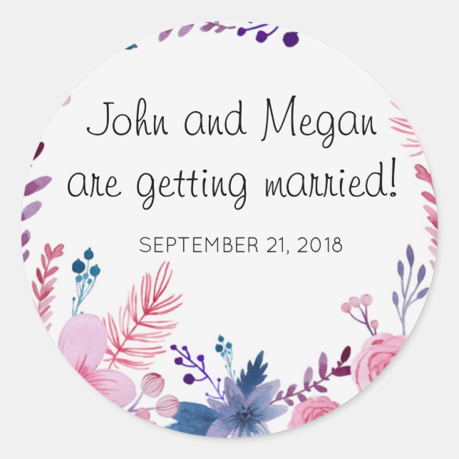 Klassiskt glansigt glansigt runt etikett för Cute  (Framsida)