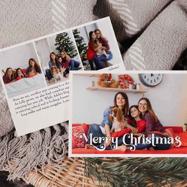 Klassiskt God jul år i recensionsbild 4 foto Julkort (Skapare uppladdad)