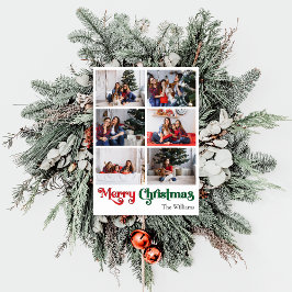 Klassiskt God jul Lodrät sex foto Julkort