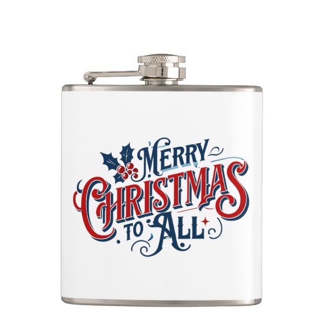 Klassiskt God jul till alla - Festive Helgdag A Fickplunta (Framsidan)