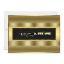 Klassiskt Guld Black blir mitt jobb. Bridesmaid?