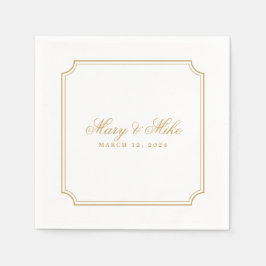 Klassiskt Guld-favoritdekret Pappersservett