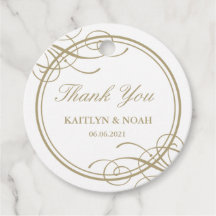 Klassiskt Guld Luxury Bröllop Tack