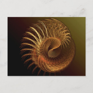 Klassiskt guld vykort