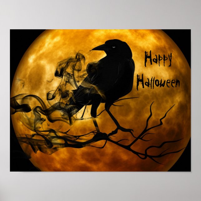 Klassiskt Halloween-Poster Poster (Framsidan)