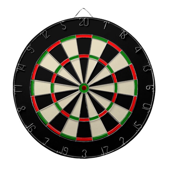 Klassiskt här för ett spel av mörka darttavla (Framsidan)