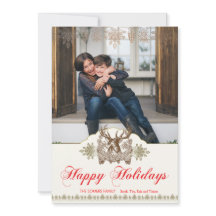 Klassiskt Helgdag för Rustic Hjort Head