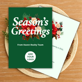 Klassiskt Helgdag-kort | Anpassningsbar - företags Julkort