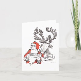 Klassiskt Herblock-julkort Helgkort