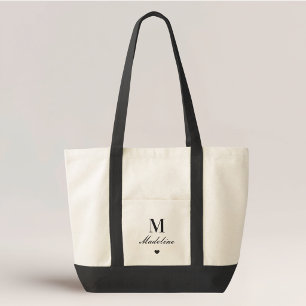 Klassiskt hjärta brudtärna gåva tygkasse