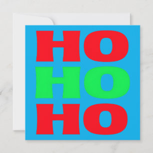 Klassiskt Ho Ho Ho   Tidlös jul Julkort