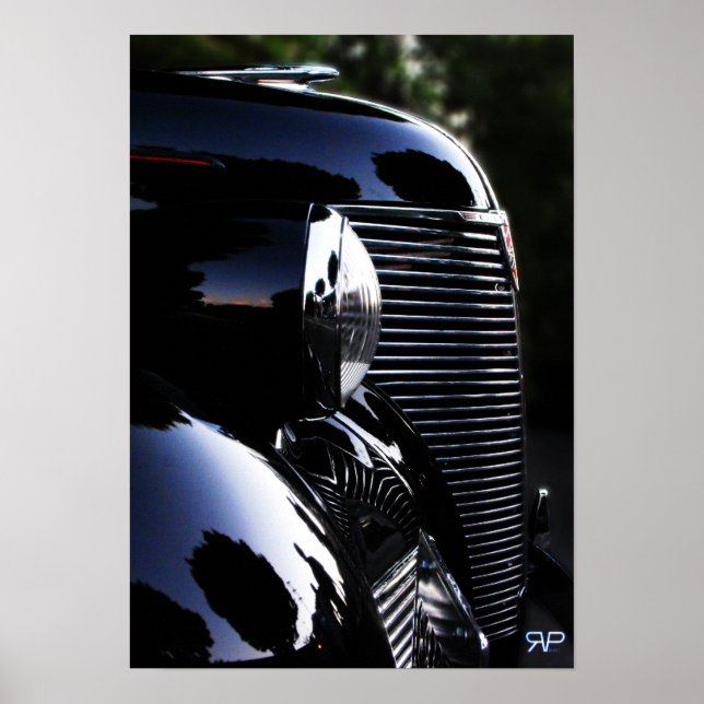 Klassiskt Hot rod Poster (Framsidan)