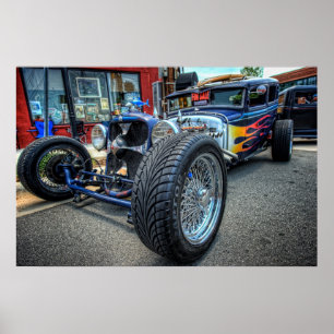 Klassiskt Hot rod Poster