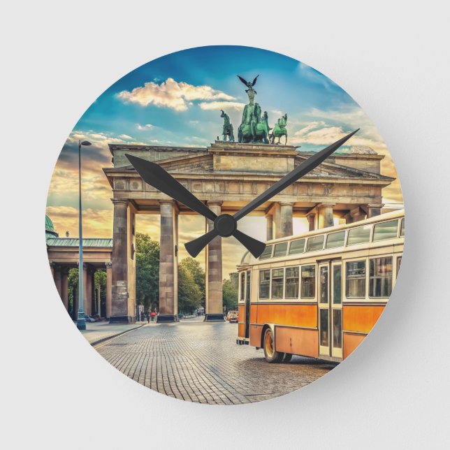 Klassiskt Insida-hemklocka Rund Klocka (Framsida)