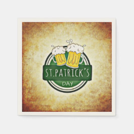 Klassiskt irländskt, St. Patrick's Day Pappersservett