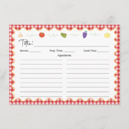 Klassiskt italienskt kökskort inbjudningar