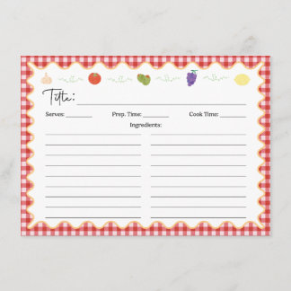 Klassiskt italienskt kökskort inbjudningar